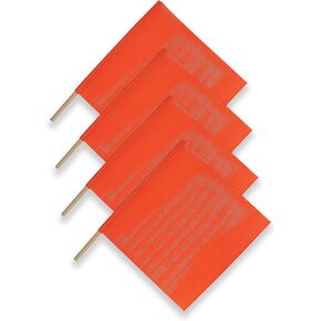 Bright Orange Safety Wide Load Flag Traffic Warning Flags for Trucks 4 Pack 18"x18" in Saudi Arabia
