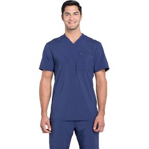 Cherokee Infinity Men Scrubs Top Tuckable V-Neck CK910A