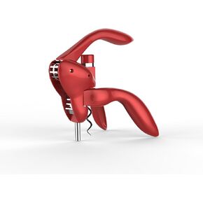 Metrokane Houdini Lever Corkscrew with Foil Cutter and Extra Spiral (Velvet Black), 8.25x 1.3x7.75 - in Saudi Arabia