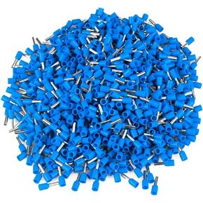 1000pcs 2.5mm² E2508 Tube Type Insulated Wire End Terminal for 14 AWG Cable in Saudi Arabia