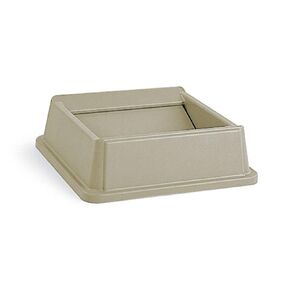 Rubbermaid Commercial Products Untouchable Square Swing Lid for 35G & 50G Containers, Beige (FG266400BEIG) in Saudi Arabia