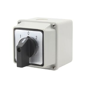 Generic Changeover Selector Switch Rotary Cam Switch Latching Switch with Installation Waterproof Box 380V 20A 3 Positions 12 Terminals LW26-203 Universal Rotary Cam Selector 1PCS in Saudi Arabia