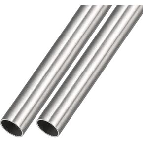 304 Stainless Steel Tube (3mm OD x 0.2mm Wall T x 250mm L) 2Pcs, Straight Tubing - for Home Furnishing, Machinery