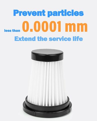 قطع غيار فلتر BBT BAMBOOST مناسبة لـ MOOSOO K12، K12 Pro، 13 مكنسة كهربائية لاسلكية، مرشحات Hepa (6 عبوات) in Kuwait