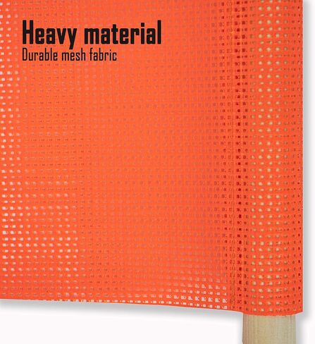 Bright Orange Safety Wide Load Flag Traffic Warning Flags for Trucks 4 Pack 18"x18" in Saudi Arabia