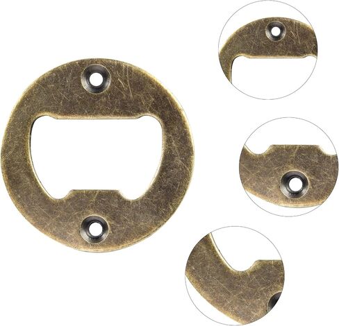 JINGTONG 25 مجموعة من مجموعات أدوات فتح الزجاجات DIY، إدراجات مقاومة للصدأ + 50 براغي مفك براغي معدني ملحقات أجزاء أجهزة البيرة لقالب الراتنج (فضي 25) in Kuwait