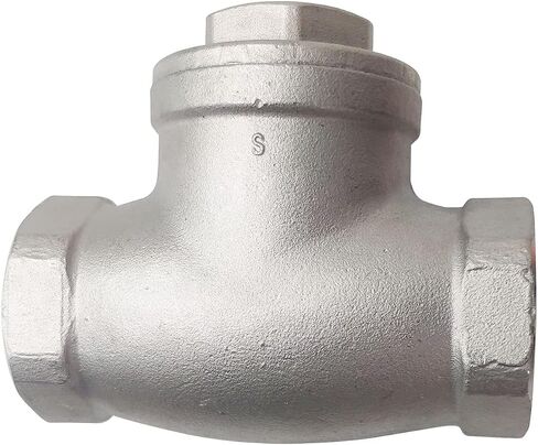 3/4 "NPT صمام فحص التأرجح أنثى PN16 CF8M، الفولاذ المقاوم للصدأ SS316 WOG200 PSI in Kuwait
