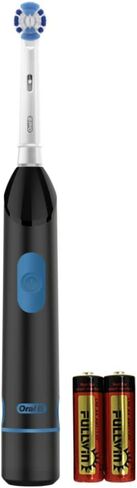 فرشاة أسنان أورال-بي ريفولوشن تعمل بالبطارية مع (1) رأس فرشاة، أسود، البطاريات متضمنة in Kuwait