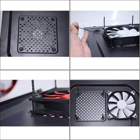 ماجيك آند شل 16 قطعة 67 مم المطاط مروحة التثبيت مسامير الكمبيوتر حالة الكمبيوتر الكمبيوتر امتصاص الضوضاء مكافحة الاهتزاز دبوس برشام الأسود in Kuwait