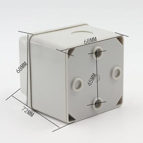 Generic Changeover Selector Switch Rotary Cam Switch Latching Switch with Installation Waterproof Box 380V 20A 3 Positions 12 Terminals LW26-203 Universal Rotary Cam Selector 1PCS in Saudi Arabia