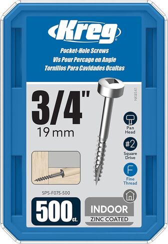 طقم براغي للجيب من كريج SPS-F075-500 0.75 سم رقم 6، عدد 500 in Kuwait