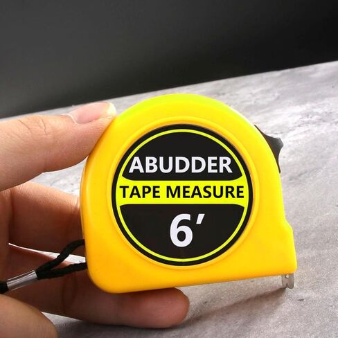 عبوة من 6 قطع شريط قياس باورلوك شريط قياس بطول 1.8 متر وأدوات قياس قابلة للسحب. in Kuwait