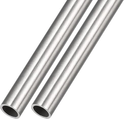 أنبوب METALLIXITY 304 من الفولاذ المقاوم للصدأ (3 مم OD × 0.2 مم جدار T × 250 مم طول) قطعتان، أنابيب مستقيمة - للتأثيث المنزلي والآلات in Kuwait