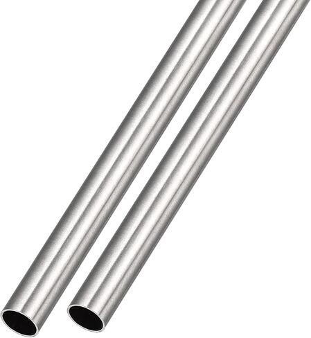أنبوب METALLIXITY 304 من الفولاذ المقاوم للصدأ (3 مم OD × 0.2 مم جدار T × 250 مم طول) قطعتان، أنابيب مستقيمة - للتأثيث المنزلي والآلات in Kuwait
