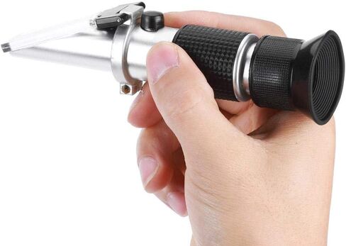 مقياس انكسار بركس - مقياس انكسار بركس محمول باليد 0-80% جهاز قياس سائل بركس RHB-80ATC in Kuwait