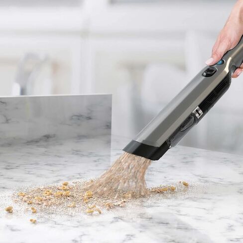 Shark WV201CO WANDVAC Cordless Handheld Vacuum, Lightweight at 1.4 Pounds with Powerful Suction, Duster Crevice Tool, Pet Tool, Charging Dock*, Single Touch Empty and Detachable Dust Cup (Renewed) in Saudi Arabia