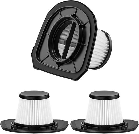 HEPA Filter 3 Pack, Washable, Reusable, Replaceable, Suitable for Brand Portutif V1 8000pa Wireless Handheld Vacuum Cleaner, High Efficiency Filter Dust Garbage Pet Hair in Saudi Arabia