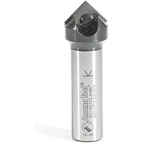 Amana Tool - RC-45711 In-Tech Insert Carbide V Groove 90 Deg x 11/16 Dia x 21/64 x 1/4 Inc in Saudi Arabia