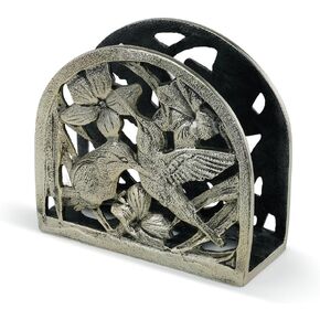 Demdaco Big Sky Carvers Rooster Metal Napkin Holder, Multicolored in Kuwait