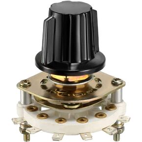 uxcell 1P5T 1 Pole 5 Position 1 Deck Band Channel Rotary Switch Selector with Knob in Saudi Arabia