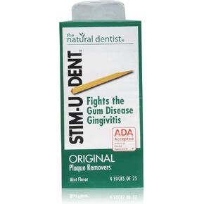 Stim-U-Dent Original, The Un-Plastic Plaque Removers, Mint-Flavored, 200 Count Box (Pack of 6) in Saudi Arabia