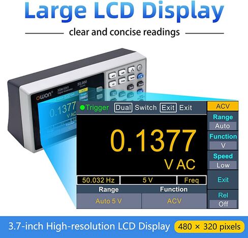OWON XDM1041 Bench-Type Digital Multimeter True RMS High Accuracy Universal Desktop Multimeters in Saudi Arabia