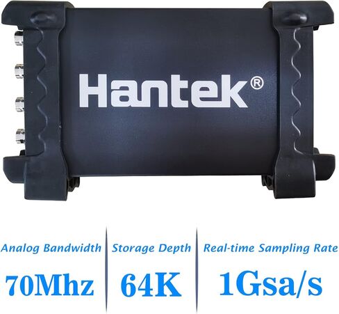 معدات تشخيص السيارات Hantek 6074BE ، جهاز تشخيص الذبذبة في السيارات، جهاز تشخيص السيارات، منظار ذبذبات خاص للسيارة، مع 4CH 70MHz 1GS / s in Kuwait