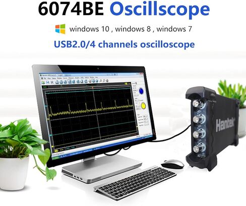 معدات تشخيص السيارات Hantek 6074BE ، جهاز تشخيص الذبذبة في السيارات، جهاز تشخيص السيارات، منظار ذبذبات خاص للسيارة، مع 4CH 70MHz 1GS / s in Kuwait