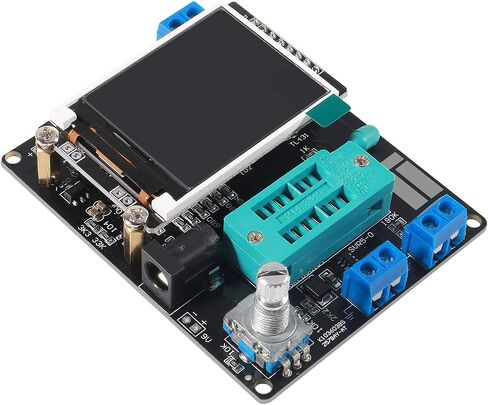 اختبار الترانزستور، ACEIRMC متعدد الوظائف LCD GM328A اختبار الترانزستور الصمام الثنائي السعة ESR الجهد تردد متر PWM مربع موجة إشارة مولد SMT in Saudi Arabia