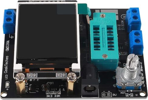 اختبار الترانزستور، ACEIRMC متعدد الوظائف LCD GM328A اختبار الترانزستور الصمام الثنائي السعة ESR الجهد تردد متر PWM مربع موجة إشارة مولد SMT in Saudi Arabia