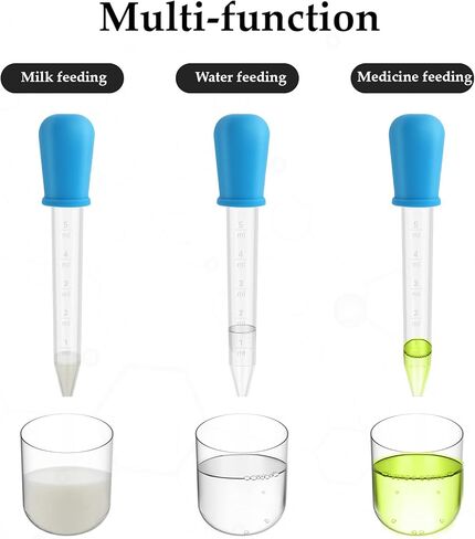 20Pcs Liquid Droppers Silicone 5ml with a Clean Brush Plastic Pipettes Eye Dropper with Bulb Tip for Candy Mold,Candy Molds Gelatin Maker,Industrial Science and Crafts Projects in Kuwait
