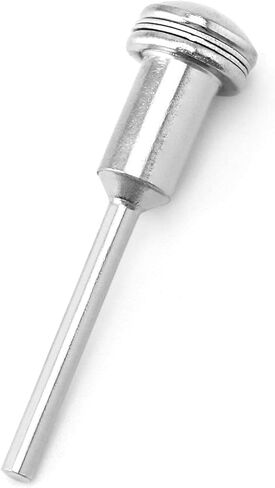 QWORK عرقوب قطع عجلة HSS حامل مغزل، 10 قطع 1/8 "عرقوب مغزل قطع عجلة طاحونة قطع عجلة مغزل لقطع عالية السرعة، متوافق مع معظم قطع الأدوات الدوارة in Kuwait