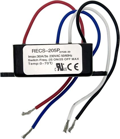 RECS-205P 30A مفتاح الطرد المركزي الإلكتروني محرك كهربائي ذكي أحادي الطور لضاغط الهواء مفتاح الطرد المركزي مفتاح التشغيل أجزاء 230VAC 50/60 هرتز. in Saudi Arabia