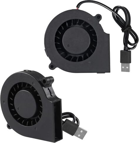 UMLIFE 2 PCS 75mm 5V USB Fan 75mm x 15mm Fan 5V USB DC Brushless Cooling Blower Fan in Saudi Arabia