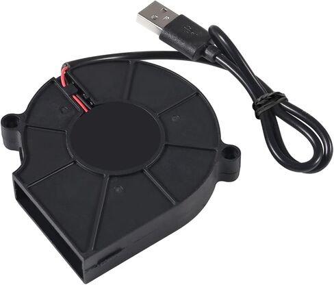 UMLIFE 2 PCS 75mm 5V USB Fan 75mm x 15mm Fan 5V USB DC Brushless Cooling Blower Fan in Saudi Arabia