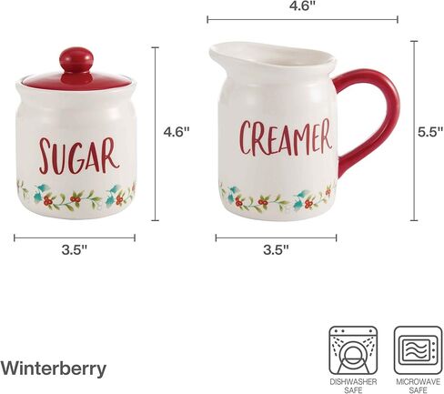 بفالتزغراف مجموعة سكر ومبيض احمر من وينتربيري، 5.5 انش، متعددة الالوان in Kuwait