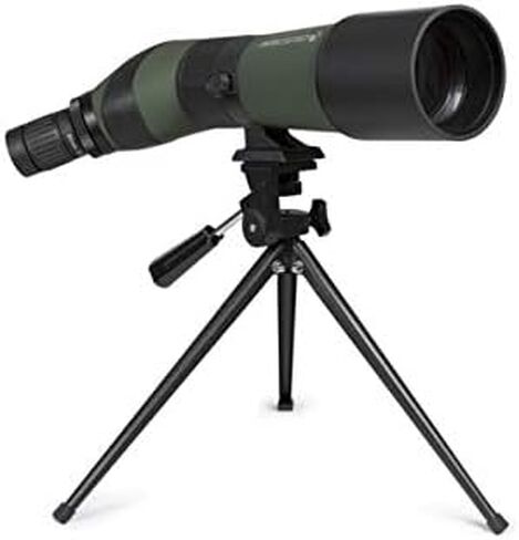 Celestron – LandScout 65mm Angled Spotting Scope – Fully Coated Optics – 20–60x Zoom Eyepiece – Rubber Armored – Tabletop Tripod and Smartphone Adapter in Saudi Arabia