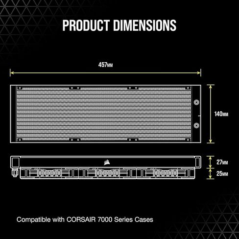 CORSAIR iCUE H170i Elite، CW-9060055-WW، مبرد وحدة المعالجة المركزية السائل CAPELLIX (متجدد) in Kuwait