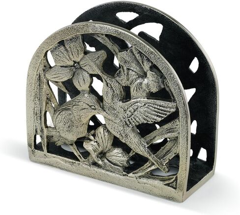 Demdaco Big Sky Carvers Rooster Metal Napkin Holder, Multicolored in Kuwait