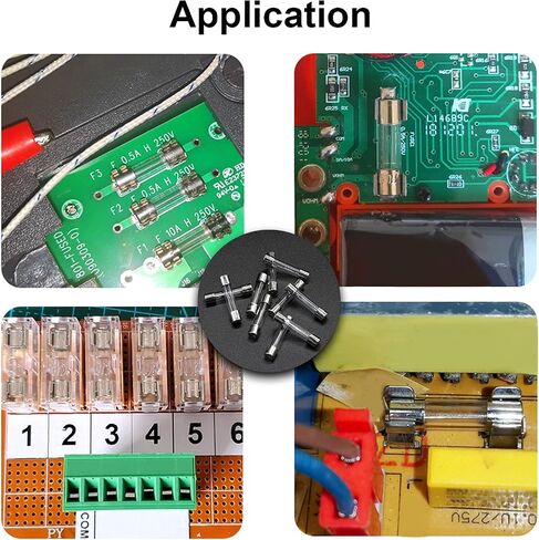 weideer 24 Values 315pcs Fast Blow Glass Fuses Assortment Kit 250V 0.5A 2A 3A 5A 6A 8A 10A 15A 20A 6x30mm,250V 0.5A 1A 2A 3A 4A 5A 6A 8A 10A 12A 15A 5x20mm,250V 1A 2.5A 3A 5A 3.6X10mm Tube Fuses in Saudi Arabia