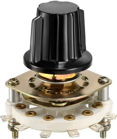 uxcell 1P5T 1 Pole 5 Position 1 Deck Band Channel Rotary Switch Selector with Knob in Saudi Arabia