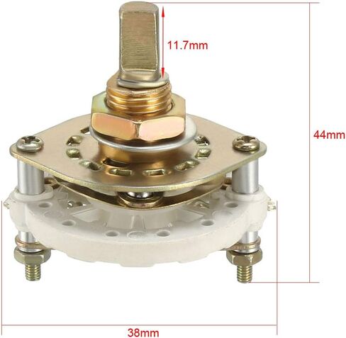 uxcell 1P5T 1 Pole 5 Position 1 Deck Band Channel Rotary Switch Selector with Knob in Saudi Arabia