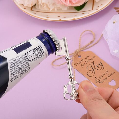 50 قطعة من فتاحات الزجاجات ذات الهيكل العظمي العتيق هدايا الزفاف، هدايا حفلات العودة للضيوف (برونزية) in Kuwait