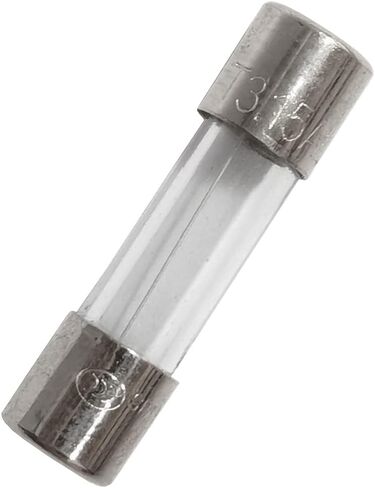 Yoiilnz 20 قطعة T3.15AL250V صمامات زجاجية بطيئة النفخ 5x20 ملم بفاصل زمني 3.15 أمبير in Kuwait