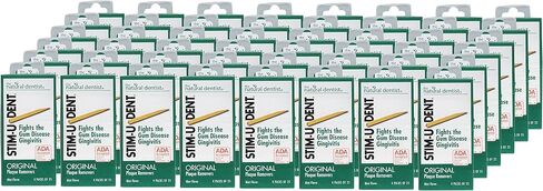 Stim-U-Dent Original, The Un-Plastic Plaque Removers, Mint-Flavored, 200 Count Box (Pack of 6) in Kuwait