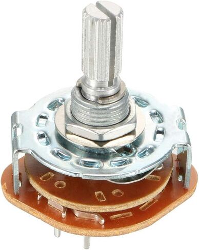 uxcell 5Pin 1P4T 1 Pole 4 Position Selectable 1 Deck Band Selector Rotary Switch 2Pcs in Saudi Arabia