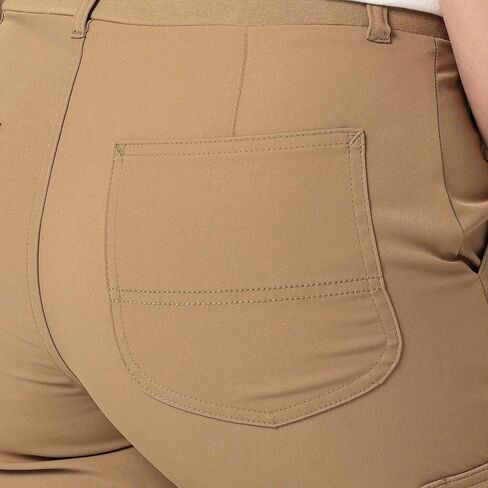 بنطال Lee Women's Petite Flex to Go متوسط ​​الارتفاع ذو درزات كارجو in Saudi Arabia