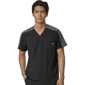 WonderWink Men's Colorblock Scrub Top