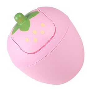 صندوق نفايات صغير من نوبيست مع غطاء متأرجح لطيف الفراولة الصغيرة حاوية حاوية نفايات للمنزل المطبخ الحمام المكتب الوردي in Kuwait