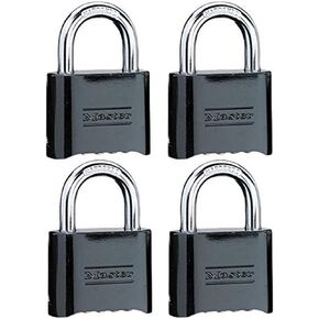 Master Lock 178D Set Your Own Combination Padlock, 2 in. Wide with 1 in. Long Shackle, 4 Pack in Kuwait